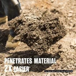 PowerEdge 48 in. Wood Handle Square Point Shovel by Razor-Back -GARDEN TOOLS Shop razor back shovels 3593700 fa 1000