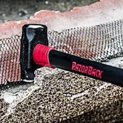 8 lb. Sledge Hammer with 34 in. Fiberglass Handle by Razor-Back -GARDEN TOOLS Shop razor back sledge hammers 3113000 e1 1000