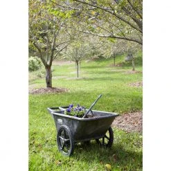 7.5 cu. ft. Plastic Yard Cart by Rubbermaid Commercial Products 12 7.5 cu. ft. Plastic Yard Cart by Rubbermaid Commercial Products -GARDEN TOOLS Shop rubbermaid commercial products garden carts fg564200bla 4f 1000