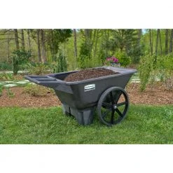 7.5 cu. ft. Plastic Yard Cart by Rubbermaid Commercial Products 9 7.5 cu. ft. Plastic Yard Cart by Rubbermaid Commercial Products -GARDEN TOOLS Shop rubbermaid commercial products garden carts fg564200bla e1 1000