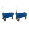 150 lbs. Capacity Heavy-Duty Compact Folding Outdoor Utility Cart (2-Pack) by SEINA -GARDEN TOOLS Shop seina garden carts 2 x suw 304 blue brown 64 1000