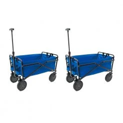 150 lbs. Capacity Heavy-Duty Compact Folding Outdoor Utility Cart (2-Pack) by SEINA