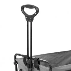 Steel Frame Folding Utility Beach Wagon Cart in Gray (2-Pack) by SEINA -GARDEN TOOLS Shop seina garden carts 2 x suw 400gy 1f 1000