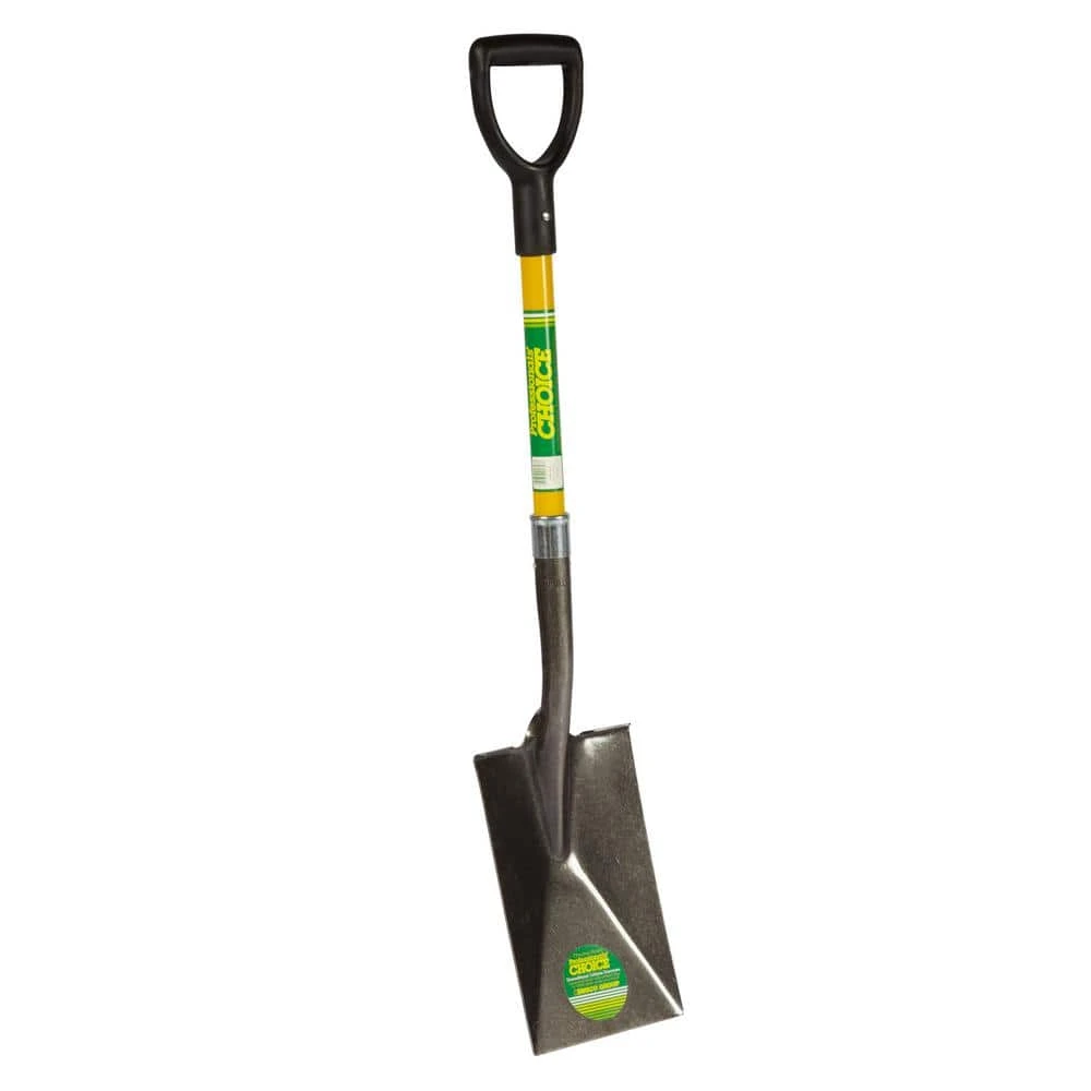 28 in. Garden Spade with Fiberglass Handle Heavy-Duty 14-Gauge Steel Head by Unbranded 3 28 in. Garden Spade with Fiberglass Handle Heavy-Duty 14-Gauge Steel Head by Unbranded