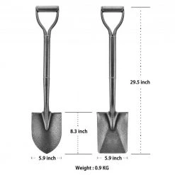 29.6 in. Alloy Steel Spade Shovel with Short Handle by Unbranded -GARDEN TOOLS Shop shovels b07nwl4r9n 44 1000