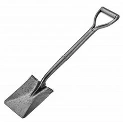 29.6 in. Alloy Steel Spade Shovel with Short Handle by Unbranded