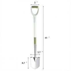 42 in. Short Stainless Steel Square Border Garden Spade Shovel by Unbranded 13 42 in. Short Stainless Steel Square Border Garden Spade Shovel by Unbranded -GARDEN TOOLS Shop shovels b093gns3yh fa 1000