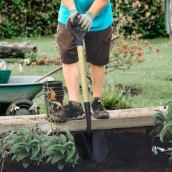 41 in. Round Shovel with Wood D-Handle by Unbranded -GARDEN TOOLS Shop shovels b095nw51b9 44 1000