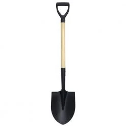 41 in. Round Shovel with Wood D-Handle by Unbranded