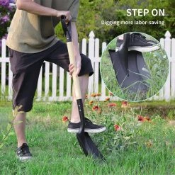 41 in. Wood Handle Square Shovel with D-Handle by Unbranded -GARDEN TOOLS Shop shovels b095nwdk4x 4f 1000