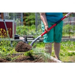 48 in. Fiberglass Straight Handle 60 in. One Shot Steel Garden Shovel by Root Assassin -GARDEN TOOLS Shop shovels os 002 21 1f 1000