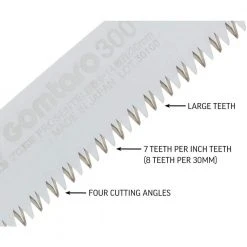 Gomtaro 300 mm Pro-Sentei/Large Teeth Pruning Saw by Silky -GARDEN TOOLS Shop silky pruning saws 108 30 44 1000