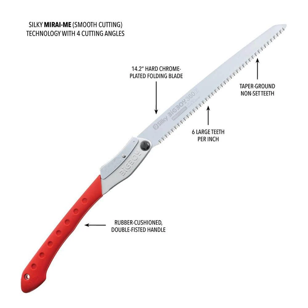 BIGBOY 14 in. Large Teeth Folding Saw by Silky 4 BIGBOY 14 in. Large Teeth Folding Saw by Silky - Image 2