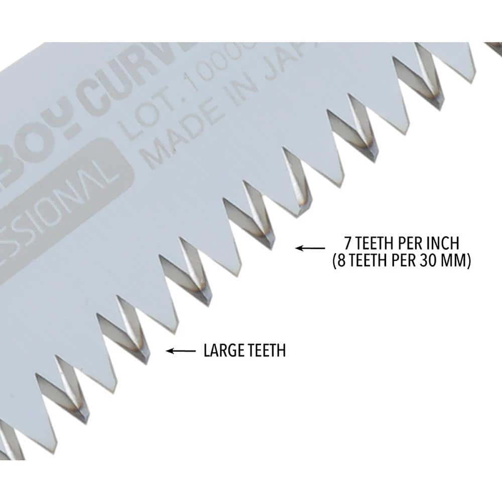 PocketBoy 170 mm Curve Large Teeth Professional Saw by Silky 5 PocketBoy 170 mm Curve Large Teeth Professional Saw by Silky - Image 3