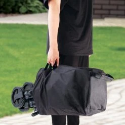 4.8 cu. ft. Metal Framed Utility Garden Cart Heavy-Duty with Swivel Front Wheels and Adjustable Handle by Sun Joe -GARDEN TOOLS Shop sun joe garden carts sj hdfc1 fa 1000