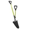 Shovelution 40 in. Strain-Reducing Steel Spear Head Digging Garden Shovel with Auxiliary Comfort Grip Handle by Sun Joe -GARDEN TOOLS Shop sun joe shovels sj shlv07 64 1000