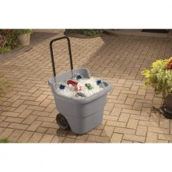 2 cu.ft. Portable Plastic Gray Garden Cart by Suncast -GARDEN TOOLS Shop suncast garden carts lc1250l 1f 1000