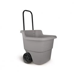 2 cu.ft. Portable Plastic Gray Garden Cart by Suncast