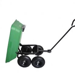 4 cu.ft. Plastic Dump Garden Cart in Grass Green by Sungrd -GARDEN TOOLS Shop sungrd garden carts lwm w227gg 1f 1000