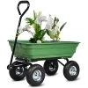 4 cu.ft. Plastic Dump Garden Cart in Grass Green by Sungrd 1 4 cu.ft. Plastic Dump Garden Cart in Grass Green by Sungrd -GARDEN TOOLS Shop sungrd garden carts lwm w227gg 64 1000