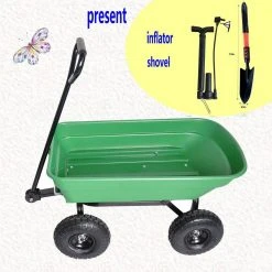 4 cu.ft. Plastic Dump Garden Cart in Grass Green by Sungrd -GARDEN TOOLS Shop sungrd garden carts lwm w227gg fa 1000