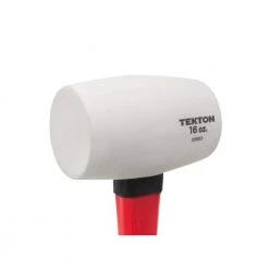 16 oz. Fiberglass Handle White Rubber Mallet by TEKTON -GARDEN TOOLS Shop tekton mallets 30653 4f 1000