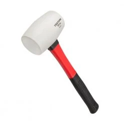 16 oz. Fiberglass Handle White Rubber Mallet by TEKTON -GARDEN TOOLS Shop tekton mallets 30653 fa 1000 1