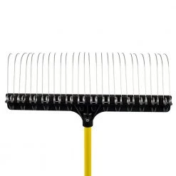 55 in. Fiberglass Handle Steel Rake by THE GROUNDSKEEPER II -GARDEN TOOLS Shop the groundskeeper ii landscaping rakes 32230 1f 1000