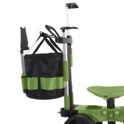 Wheelie Scoot with Tool Toter Handle, Bucket and Comfort Cushion by TheXceptional -GARDEN TOOLS Shop thexceptional garden carts ex590 1f 1000