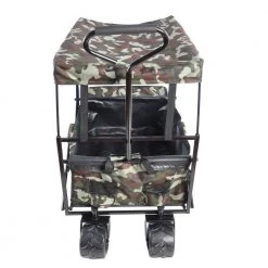3.4 cu. ft Outdoor Camouflage Color Steel Folding Large Capacity Garden Cart Patio Wagon with Lid by Tidoin -GARDEN TOOLS Shop tidoin garden carts dq ydw2 5609 76 1000