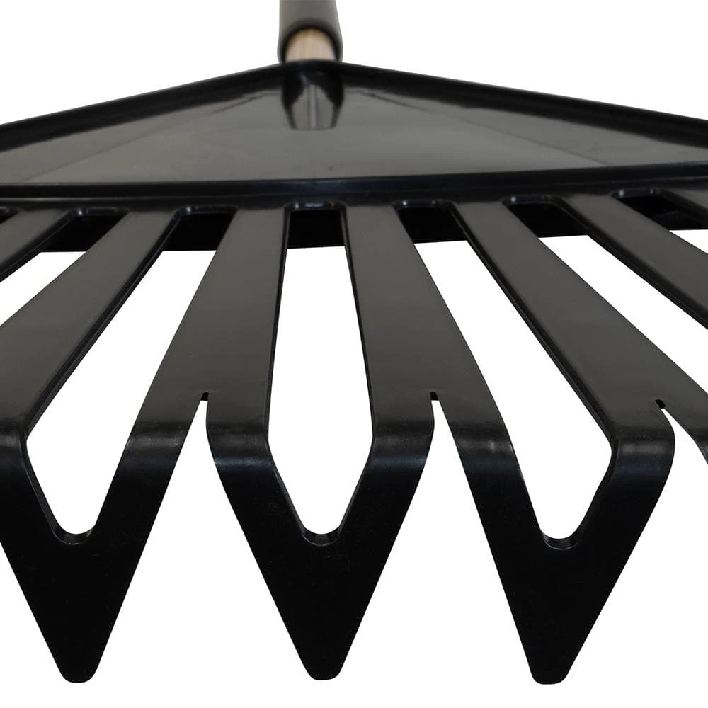 48 in. Hardwood/Steel Handle Leaf Rake with 30 in. W Clog-Free Tines for Leaves, Grass, Twigs, Pine Needles and More by True Temper 6 48 in. Hardwood/Steel Handle Leaf Rake with 30 in. W Clog-Free Tines for Leaves, Grass, Twigs, Pine Needles and More by True Temper - Image 4