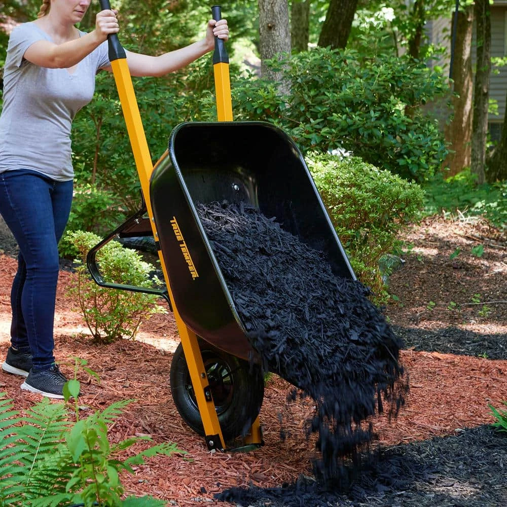 6 cu. ft. Barrow in a Box Steel Wheelbarrow with Steel Handles by True Temper 4 6 cu. ft. Barrow in a Box Steel Wheelbarrow with Steel Handles by True Temper - Image 2