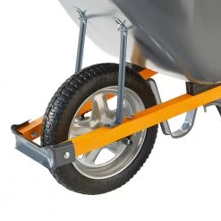 6 cu. ft. Wheelbarrow with Steel Handles and Flat Free Tire by True Temper -GARDEN TOOLS Shop true temper wheelbarrows r6stsp14 1d 1000