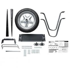 6 cu. ft. Wheelbarrow with Steel Handles and Flat Free Tire by True Temper -GARDEN TOOLS Shop true temper wheelbarrows r6stsp14 76 1000