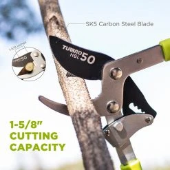 41 in. SK5 Steel Garden Bypass Lopper by TURBRO -GARDEN TOOLS Shop turbro loppers hbl50 4f 1000