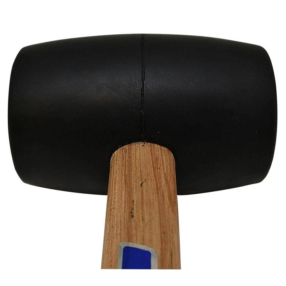 20 oz. Black Rubber Mallet with 13 in. Hardwood Handle by Vaughan 5 20 oz. Black Rubber Mallet with 13 in. Hardwood Handle by Vaughan - Image 3
