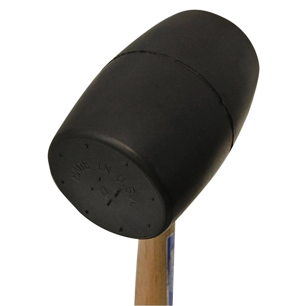20 oz. Black Rubber Mallet with 13 in. Hardwood Handle by Vaughan 6 20 oz. Black Rubber Mallet with 13 in. Hardwood Handle by Vaughan - Image 4
