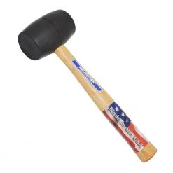 20 oz. Black Rubber Mallet with 13 in. Hardwood Handle by Vaughan 19 20 oz. Black Rubber Mallet with 13 in. Hardwood Handle by Vaughan -GARDEN TOOLS Shop vaughan mallets rm2b fa 1000