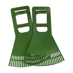 Premium Quality USA Leaf Claw Pick-Up Scoops With Power Dynamics Extended Grip for Leaves, Grass, Lawn, Twigs, or Debris by Vertex
