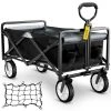 3.2 cu. ft. Wagon Cart 176 lbs. Load Steel Collapsible Folding Cart Adjustable Handle Outdoor Utility Garden Cart, Black by VEVOR 2 3.2 cu. ft. Wagon Cart 176 lbs. Load Steel Collapsible Folding Cart Adjustable Handle Outdoor Utility Garden Cart, Black by VEVOR -GARDEN TOOLS Shop vevor garden carts zdhybxsstchhsmzb9v0 64 1000
