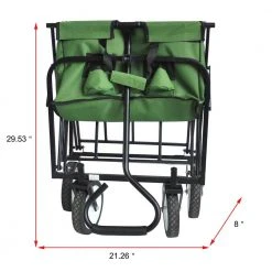 4.59 cu. ft. Metal Garden Cart in Green by waelph -GARDEN TOOLS Shop waelph garden carts gz b2bo2020306 4f 1000