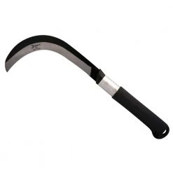 Brush Clearing Sickle with Carbon Steel Blade and Aluminum Handle by ZENPORT:Zenport