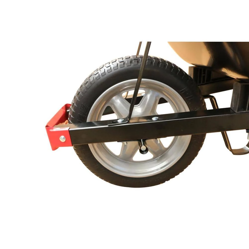 Husky 6 cu. ft. Steel Wheelbarrow with a Flat-Free Tire 7 Husky 6 cu. ft. Steel Wheelbarrow with a Flat-Free Tire - Image 5