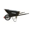 Husky 6 cu. ft. Steel Wheelbarrow with a Flat-Free Tire