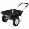 5 cu. ft. Plastic Garden Cart Wheelbarrow by ANGELES HOME -GARDEN TOOLS Shop wheelbarrows m35 8tl154bk 64 1000