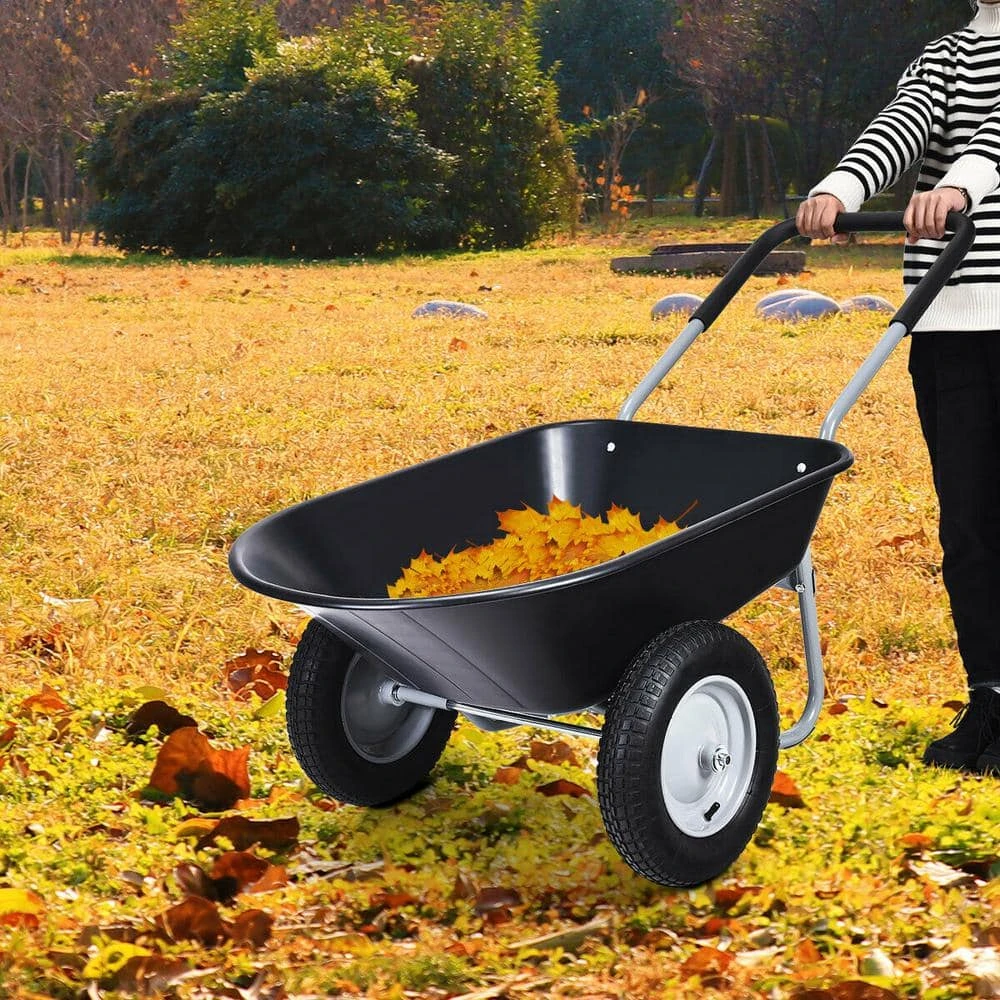 5 cu. ft. Plastic Garden Cart Wheelbarrow by ANGELES HOME 9 5 cu. ft. Plastic Garden Cart Wheelbarrow by ANGELES HOME - Image 7
