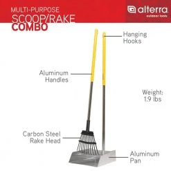 2-Piece Multi-Purpose Scoop and Rake Garden Tool Set by ALTERRA 14 2-Piece Multi-Purpose Scoop and Rake Garden Tool Set by ALTERRA -GARDEN TOOLS Shop yellow aluminum handles garden tool sets a210531 40 1000