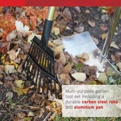 2-Piece Multi-Purpose Scoop and Rake Garden Tool Set by ALTERRA 19 2-Piece Multi-Purpose Scoop and Rake Garden Tool Set by ALTERRA -GARDEN TOOLS Shop yellow aluminum handles garden tool sets a210531 fa 1000